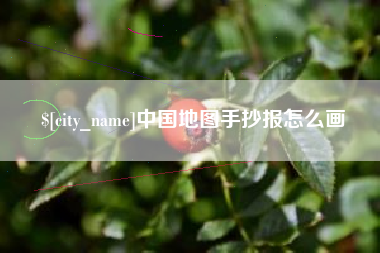 鹤壁中国地图手抄报怎么画