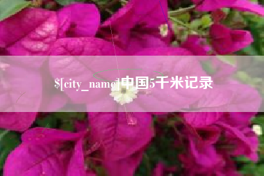 鹤壁中国5千米记录
