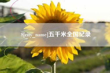鹤壁五千米全国纪录