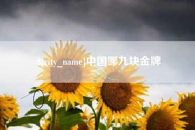 鹤壁中国哪九块金牌