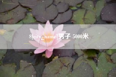 鹤壁男子 5000米