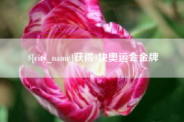 鹤壁获得9块奥运会金牌