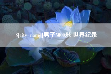鹤壁男子5000米 世界纪录