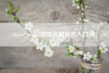鹤壁消防官网报名入口2023