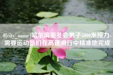 鹤壁哈尔滨亚冬会男子5000米接力-需要运动员们在高速滑行中精准地完成