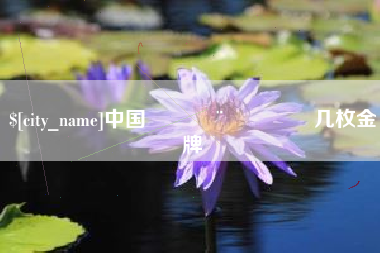 鹤壁中国🇨🇳几枚金牌