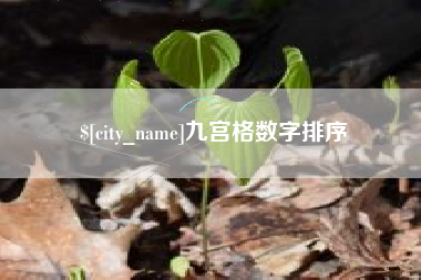 鹤壁九宫格数字排序