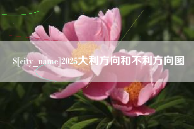 鹤壁2025大利方向和不利方向图