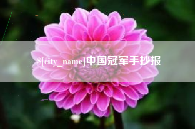 鹤壁中国冠军手抄报