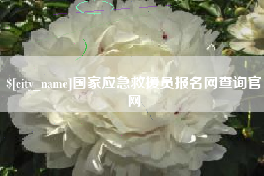 鹤壁国家应急救援员报名网查询官网